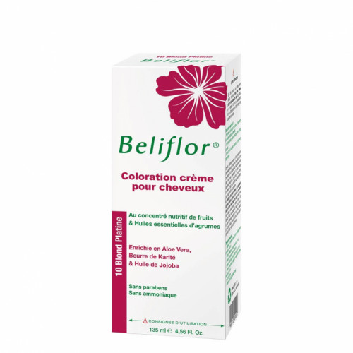 BELIFLOR Coloration Crème Cheveux N°10 Blond Platine -135ml