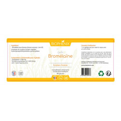BIOPHENIX Équilibre Bromélaïne - 90 Gélules