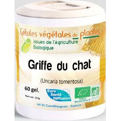 GRIFFE DE CHAT( Uncaria Tomentosa ) BIO - 60 Gélules