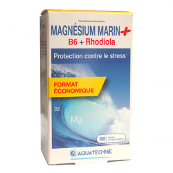 BIOTECHNIE Magnésium Marin B6 + Rhodiola FORMAT ECO - 90 Gélules