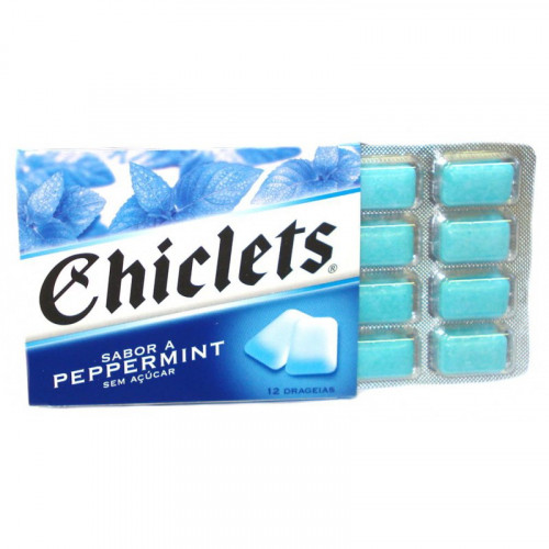 CHICLETS Pepermint - 12 BubBles Gum