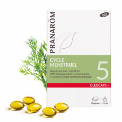 PRANAROM OLEOCAPS + Cycle Menstruel - 30 capsules