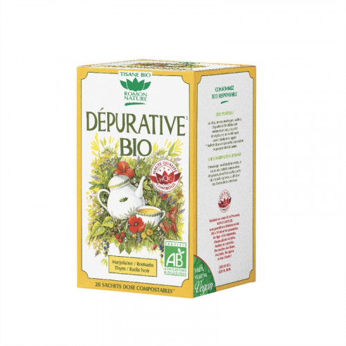 ROMON NATURE Organic Depurative Herbal Tea - 20 Sachets