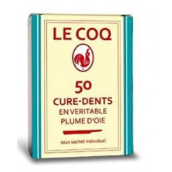 LECOQ CURE-DENT PLUME D'OIE - 50 Cure-Dents