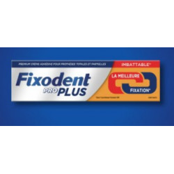 FIXODENT Pro Plus Duo Action - Crème Adhésive Premium Extra Forte
