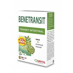 ORTIS BÉNÉTRANSIT Transit Intestinal - 54+18 Comprimés