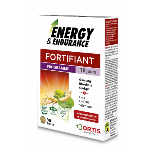 ORTIS Energy & Endurance Fortifiant - Programme 18 jours