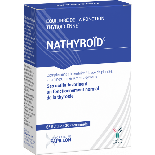 LABORATOIRE PAPILLON NATHYROID - 30 Comprimés