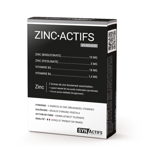 ARAGAN ZINC ACTIFS - 60 Gélules
