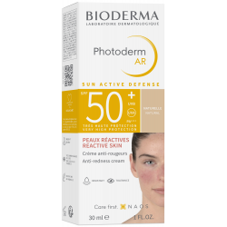 BIODERMA PHOTODERM AR Anti-Redness Cream SPF 50+ Natural Tint -