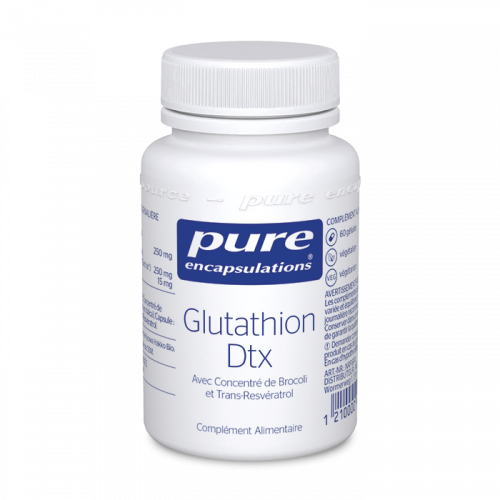 PURE ENCAPSULATIONS Glutathion DTX - 60 capsules