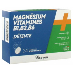 VITAVEA MAGNESIUM + VITAMINE B1 B2 B6 - 24 Comprimés