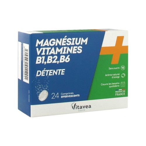 VITAVEA MAGNESIUM + VITAMIN B1 B2 B6 - 24 Tablets
