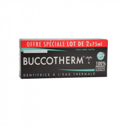 BUCCOTHERM DENTIFRICE Blancheur au Charbon Actif BIO - LOT DE