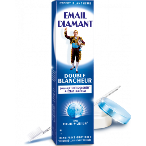 Email Diamant Double Blancheur Toothpaste - Dentifrice blanchissant, Menthe  fraîche