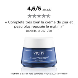 VICHY LIFTACTIV SOIN NUIT - 50 ml