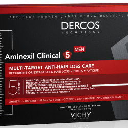 VICHY DERCOS AMINEXIL CLINICAL 5 HOMME - 6 ml x 21
