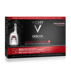 VICHY DERCOS AMINEXIL CLINICAL 5 HOMME - 6 ml x 21