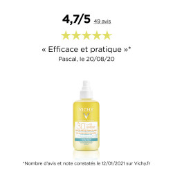 VICHY SOLAIRE SPF 30 Eau de Protection Hydratante 200ml