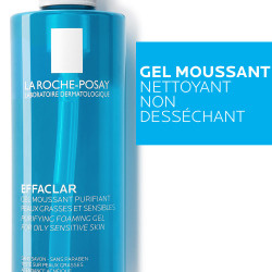 LA ROCHE POSAY EFFACLAR Gel Moussant Purifiant - 400ml