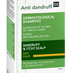 VICHY DERCOS Shampooing Antipelliculaire Cheveux secs - 200 ml