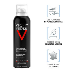 VICHY HOMME GEL RASAGE ANTI-IRRITATIONS 2 X 150 ml