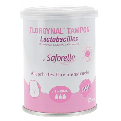 Saforelle Florgynal Tampon Lactobacilles 12 Normal