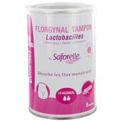 Saforelle Florgynal Tampon Lactobacilles Applicateur Compact 9