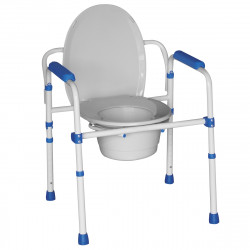 3-in-1 folding toilet chair