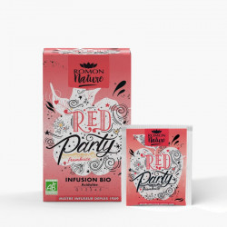 ROMON NATURE RED PARTY FRAMBOISE INFUSION BIO - 16 Sachets