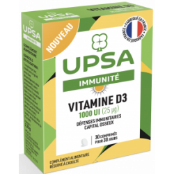 UPSA Vitamine D3 1000 UI - 30 Comprimés
