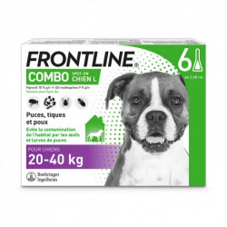 FRONTLINE COMBO SPOT-ON CHIEN L (20-40 kg) - 6 Pipettes