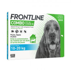 FRONTLINE COMBO SPOT-ON CHIEN M (10-20kg) - 6 pipettes