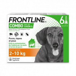 FRONTLINE COMBO SPOT-ON CHIEN S (2-10kg) - 6 pipettes