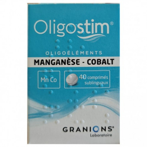 OLIGOSTIM MANGANESE COBALT, 40 comprimés