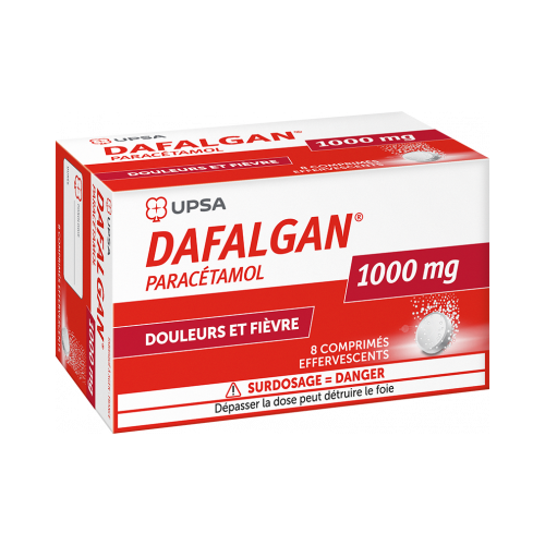 DAFALGAN 1000 mg 8 comprimés effervescents