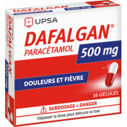 DAFALGAN 500 mg, 16 gélules