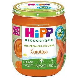 HIPP BIOLOGIQUE POT CAROTTES - 125g