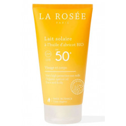 LA ROSEE LAIT SOLAIRE SPF50 A L'HUILE D'ABRICOT BIO - 150ml