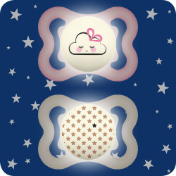 MAM N°36 SUPRÊME NUIT Silicone 2-6 Months - 2 Soothers