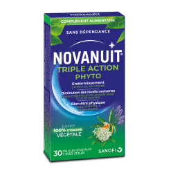 NOVANUIT PHYTO+ Sommeil Complément Alimentaire - 30 Gélules