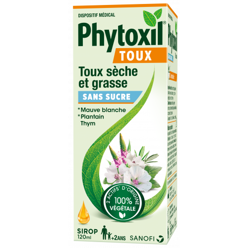 PHYTOXIL TOUX SIROP SANS SUCRE - 120 ml