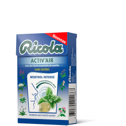RICOLA POCKET ACTIV' AIR Menthol Intense - 50g