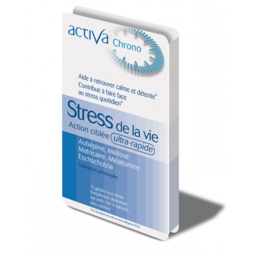 ACTIVA CHRONO STRESS DE LA VIE - 15 Gélules