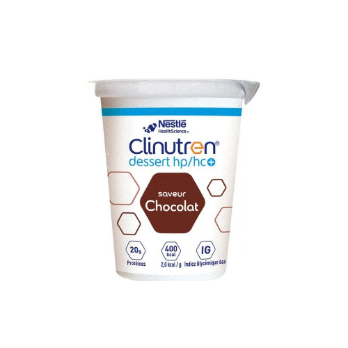 CLINUTREN DESSERT HP/HC+ 2KCAL Chocolate - 4 x 200g tubs
