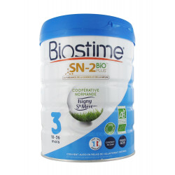 BIOSTIME SN-2 Bio Plus 3ème Âge de 10 à 36 Mois - 800 g