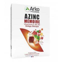 AZINC MEMORY Food Supplement - 30 Capsules