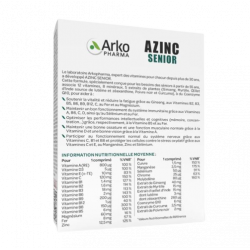 ARKOPHARMA - AZINC SENIOR Compléments Alimentaires - 30