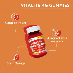 FORTE PHARMA VITALITE 4G Goût Orange - 60 Gummies