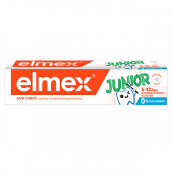 ELMEX JUNIOR Anti-Caries Dentifrice Pro - Lot de 2x75ml